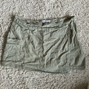 Zara linen skort